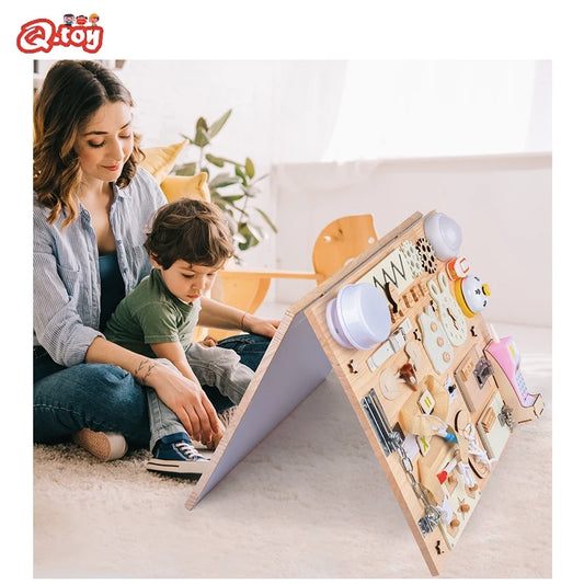 Busy Board ビジーボード Latch Toddlers Sensory Busyboard Montessori Lock Toys Skills games Basic For Kids Toddler DIY Element Parts